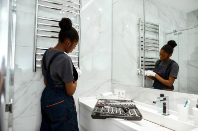 Free Bathroom Mirror Installation Es And S - Wall Mirror Installation Cost